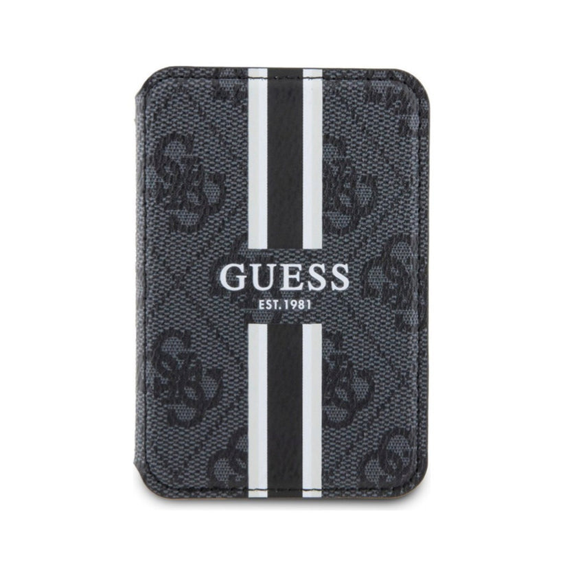 กระเป๋าใส่บัตร Stripes รองรับ MagSafe สี Black จากแบรนด์ GUESS