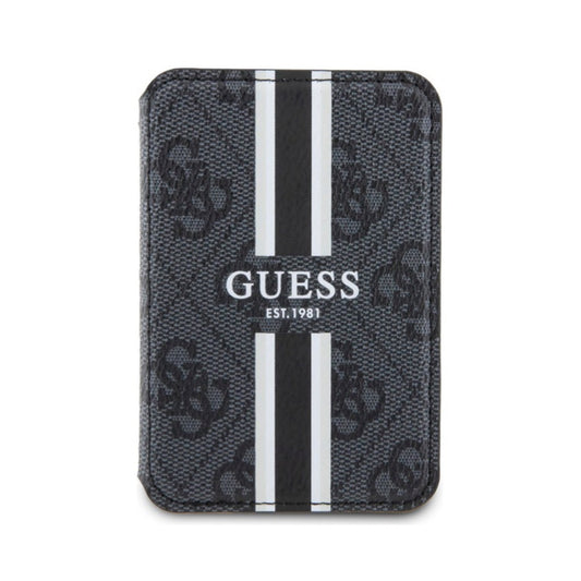 กระเป๋าใส่บัตร Stripes รองรับ MagSafe สี Black จากแบรนด์ GUESS