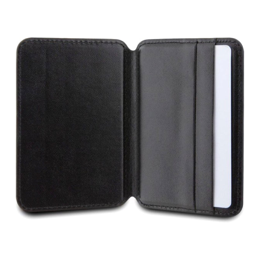 กระเป๋าใส่บัตร PU 4G Stripes รองรับ MagSafe สี Black