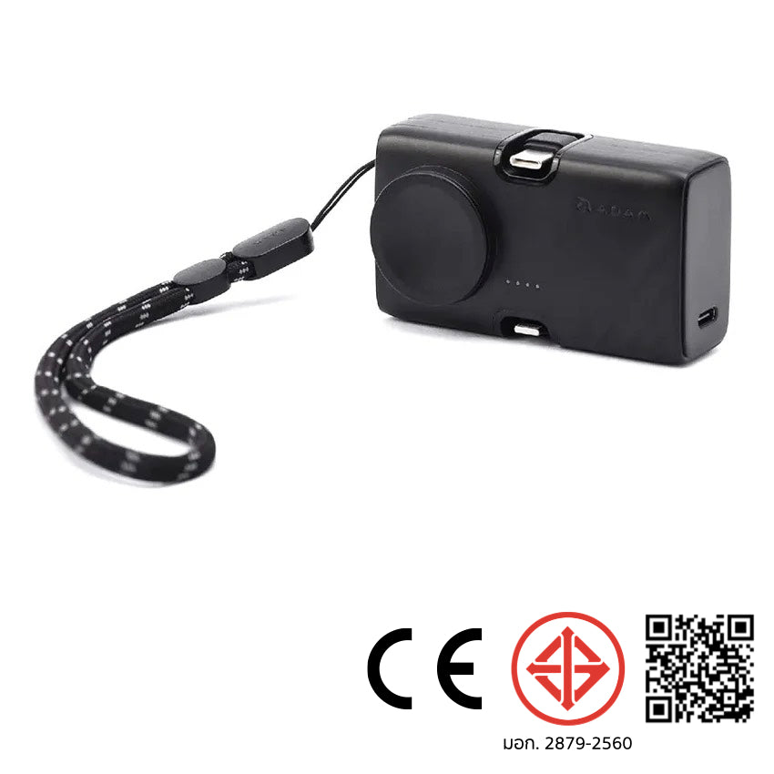 แบตเตอรี่สำรองพกพา Adam Element Gravity 3 แบบ 3 in 1 สี Black