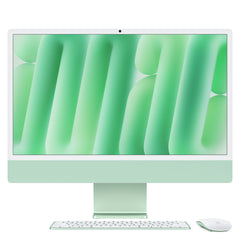 24-inch iMac with Retina 4.5K display: Apple M4 chip with 8-core CPU and 8‑core GPU, 256GB SSD - Green