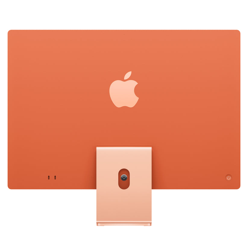 24-inch iMac with Retina 4.5K display: Apple M4 chip with 8-core CPU and 8‑core GPU, 256GB SSD - Orange