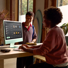 24-inch iMac with Retina 4.5K display: Apple M4 chip with 8-core CPU and 8‑core GPU, 256GB SSD - Yellow