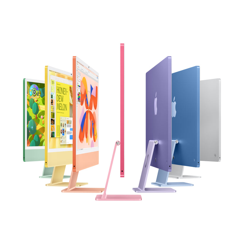 24-inch iMac with Retina 4.5K display: Apple M4 chip with 10-core CPU and 10-core GPU, 512GB SSD - Blue