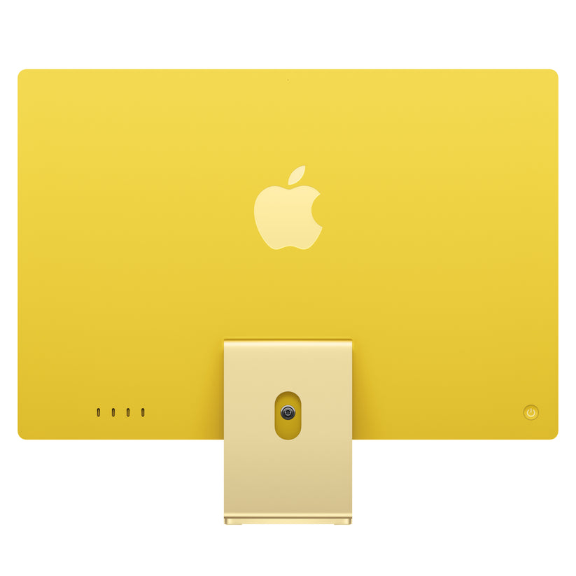 24-inch iMac with Retina 4.5K display: Apple M4 chip with 10-core CPU and 10-core GPU, 256GB SSD - Yellow