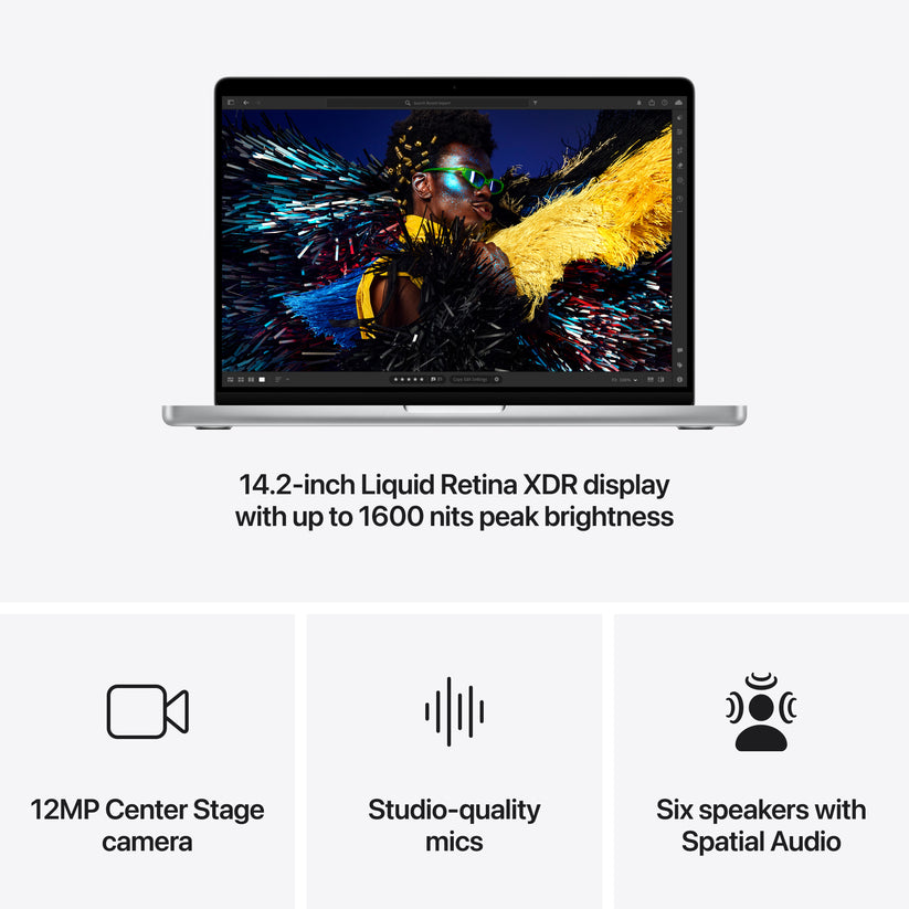 14-inch MacBook Pro: Apple M4 Max chip with 14‑core CPU and 32‑core GPU, 1TB SSD - Silver