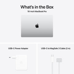 16-inch MacBook Pro: Apple M4 Pro chip with 14‑core CPU and 20‑core GPU, 512GB SSD - Silver