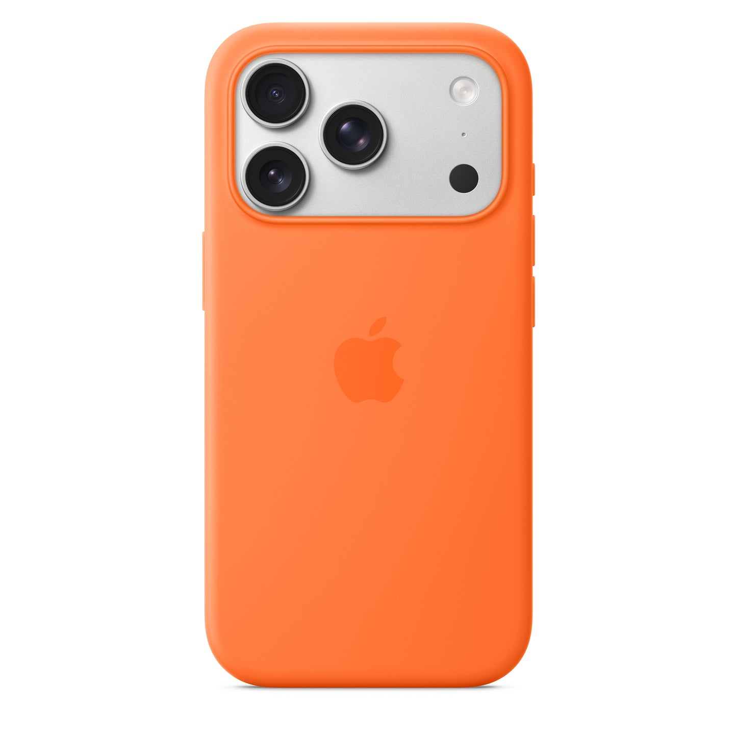 iPhone 17 Pro Silicone Case with MagSafe – Orange