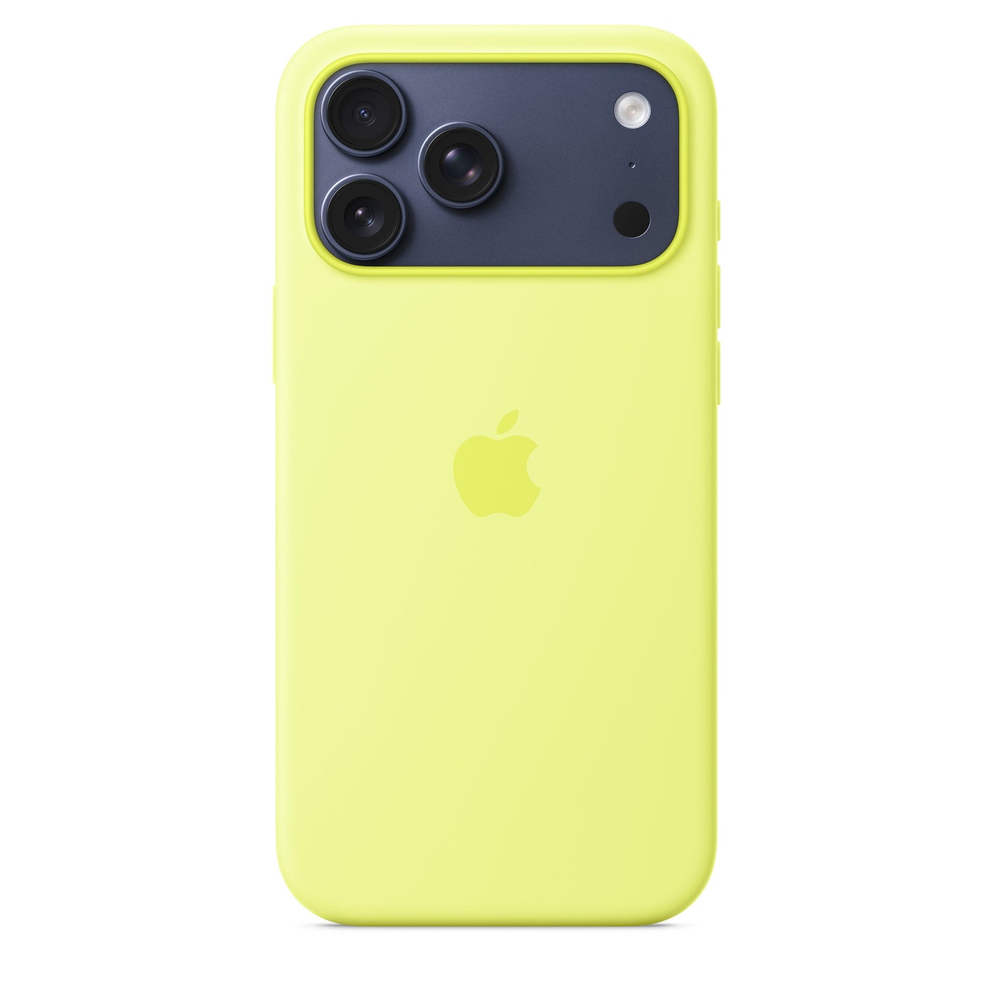 iPhone 17 Pro Max Silicone Case with MagSafe – Neon Yellow