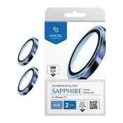 ฟิล์มกระจกป้องกันเลนส์ Sapphire Aluminum สำหรับ iPhone 17 สี Blue แบรนด์ IMOS