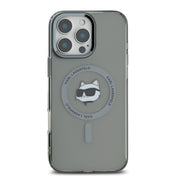 เคสไอโฟน Choupette Head รองรับ MagSafe สำหรับ iPhone 16 Pro สี Black จากแบรนด์ KARL LAGERFELD