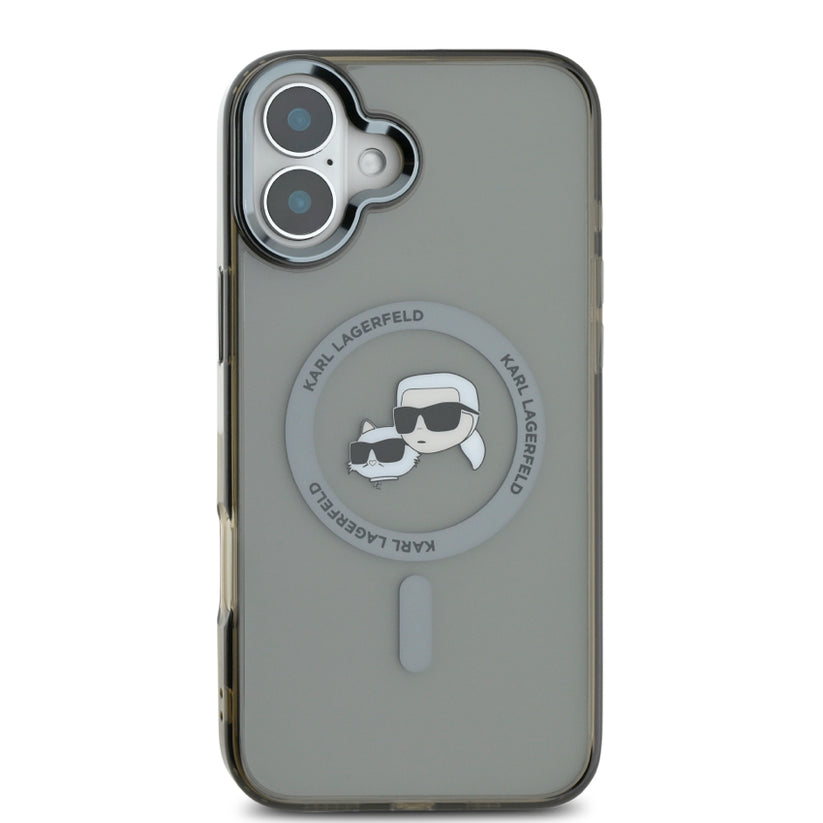 เคสไอโฟน Karl Karl-Choupette Head สำหรับ iPhone 16 สี Black จากแบรนด์ KARL LAGERFELD