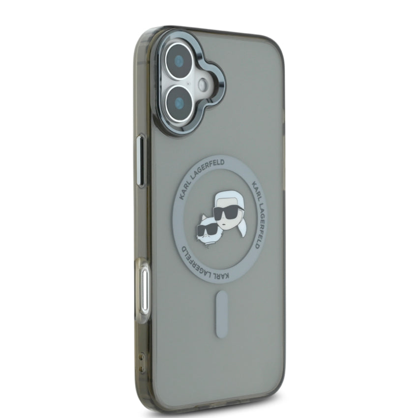 iPhone 16 Case Karl Karl-Choupette Head MagSafe - Black