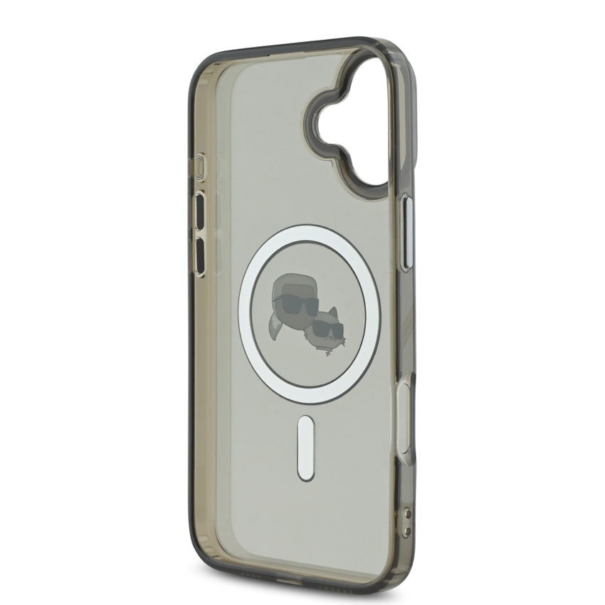 iPhone 16 Case Karl Karl-Choupette Head MagSafe - Black