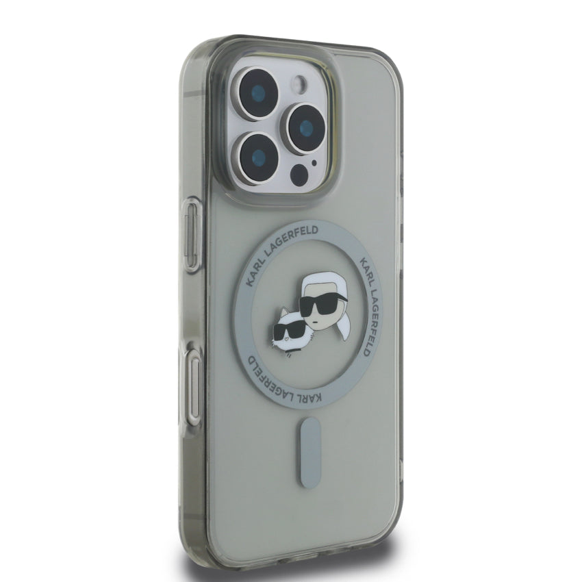 iPhone 16 Pro Case Karl Karl-Choupette Head MagSafe - Black