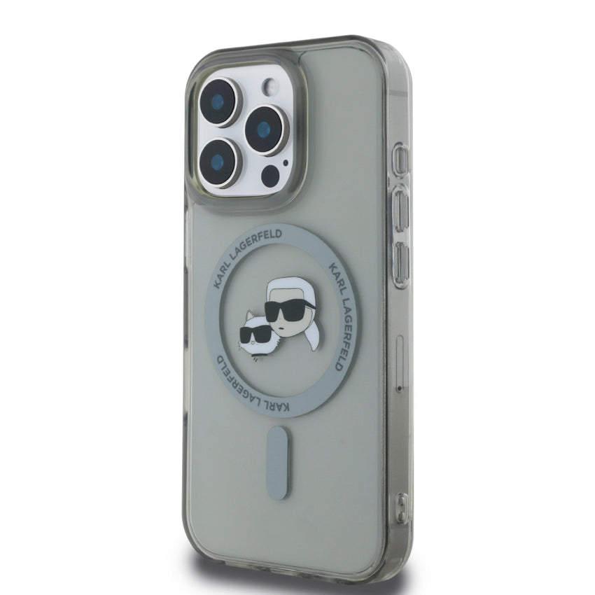 iPhone 16 Pro Case Karl Karl-Choupette Head MagSafe - Black