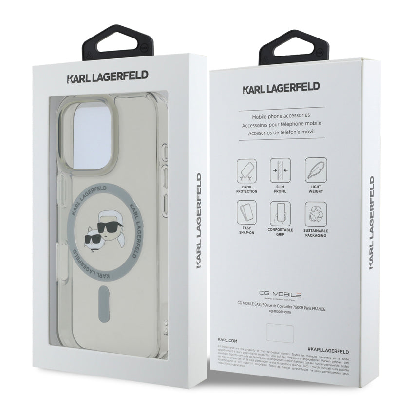 iPhone 16 Pro Case Karl Karl-Choupette Head MagSafe - Black