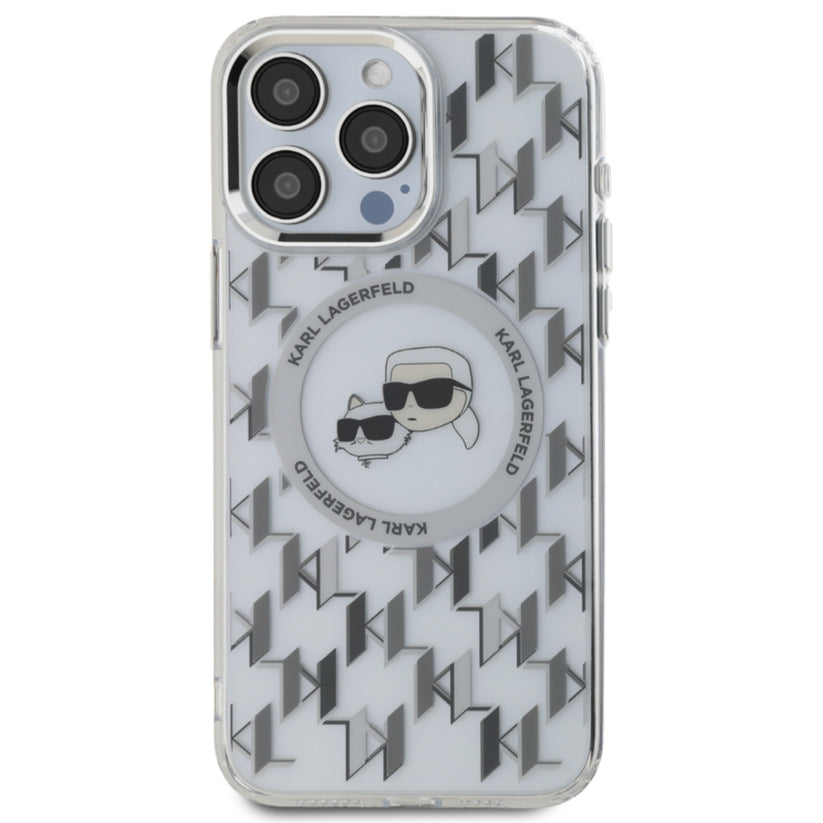 เคสไอโฟน Karl Karl-Choupette Head สำหรับ iPhone 16 Pro Max  สี Transparent จากแบรนด์ KARL LAGERFELD