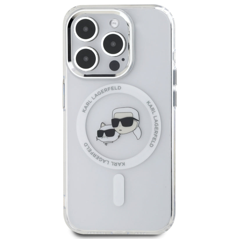 เคสไอโฟน Karl Karl-Choupette Head สำหรับ iPhone 16 Pro Max สี White จากแบรนด์ KARL LAGERFELD