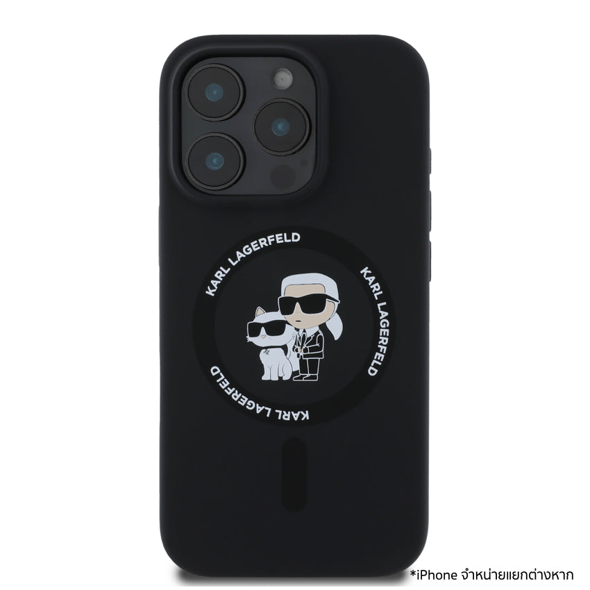 เคสไอโฟน Karl-Choupette สำหรับ iPhone 16 Pro สี Black จากแบรนด์ KARL LAGERFELD