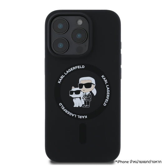 เคสไอโฟน Karl-Choupette สำหรับ iPhone 16 Pro สี Black จากแบรนด์ KARL LAGERFELD