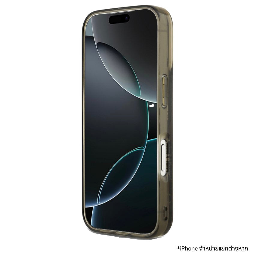 KARL Scattered Choupette Liquid Glitter MagSafe Case for iPhone 17 Pro Max - Black