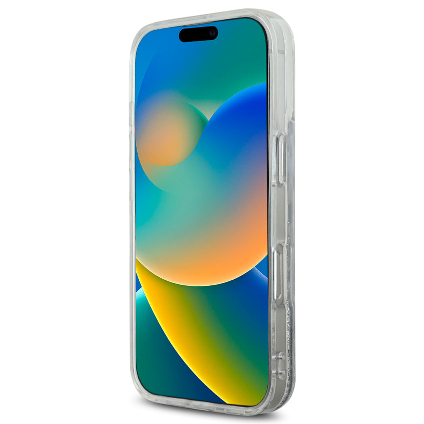 เคส iPhone 16 Pro Max Karl Lagerfeld Choupette Head MagSafe Liquid Glitter สี Transparent