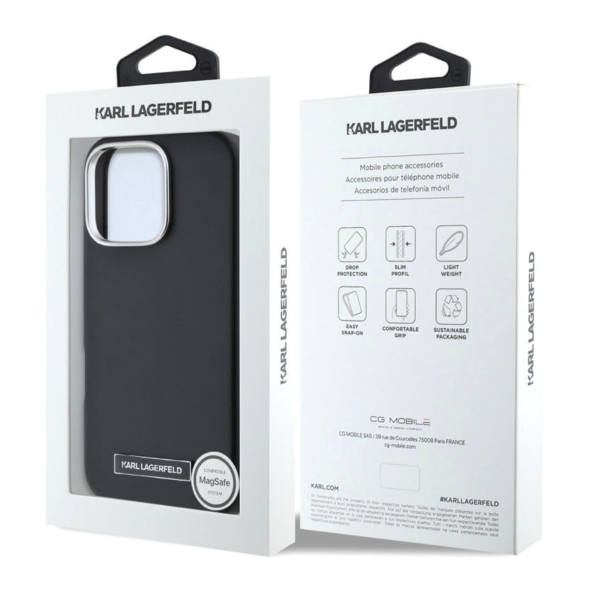 KARL MagSafe PU Full Wrapped Case for iPhone 16 Pro - Black