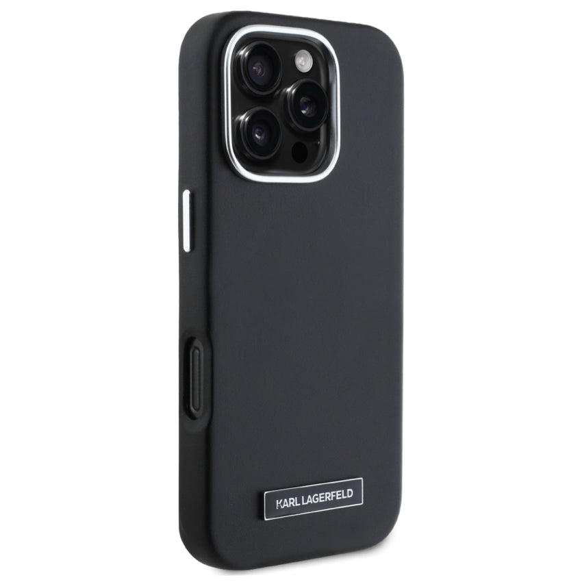 KARL MagSafe PU Full Wrapped Case for iPhone 16 Pro Max - Black