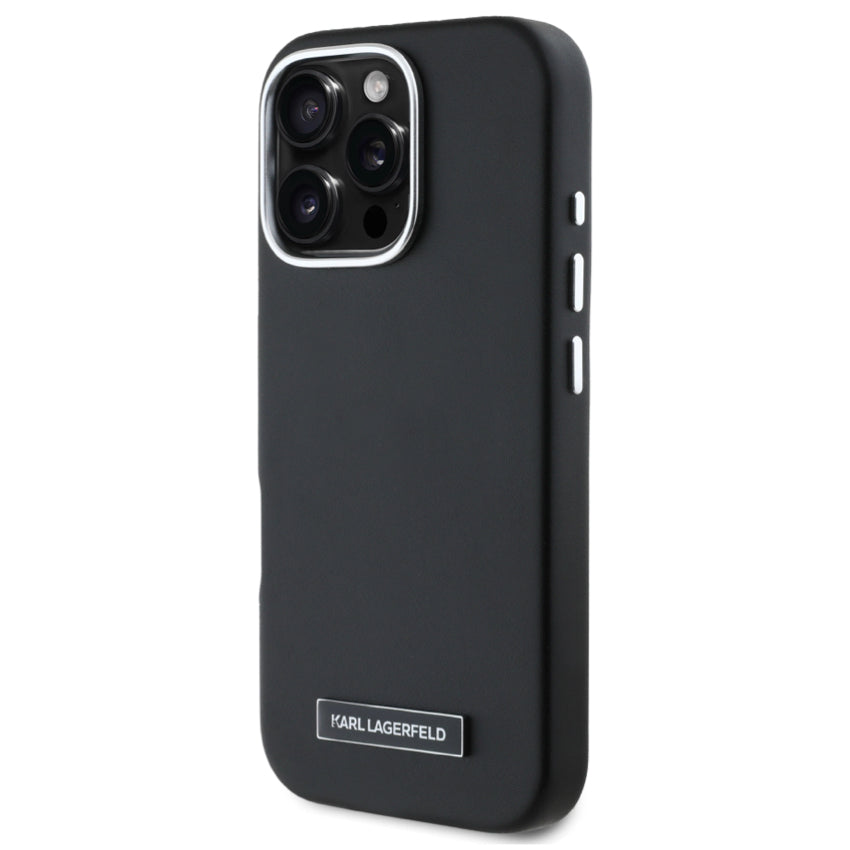 KARL MagSafe PU Full Wrapped Case for iPhone 16 Pro Max - Black