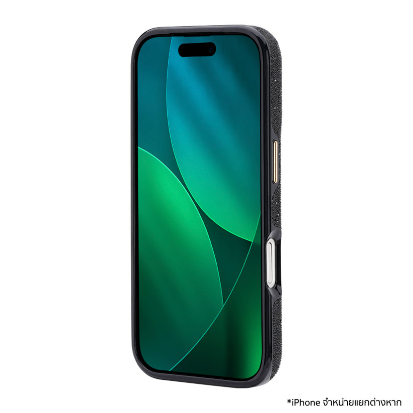 เคสไอโฟน Crystal Pave MagSafe สำหรับ iPhone 17 Pro สี Nightfall เข้าถึงปุ่มสะดวก แบรนด์ KATE SPADE