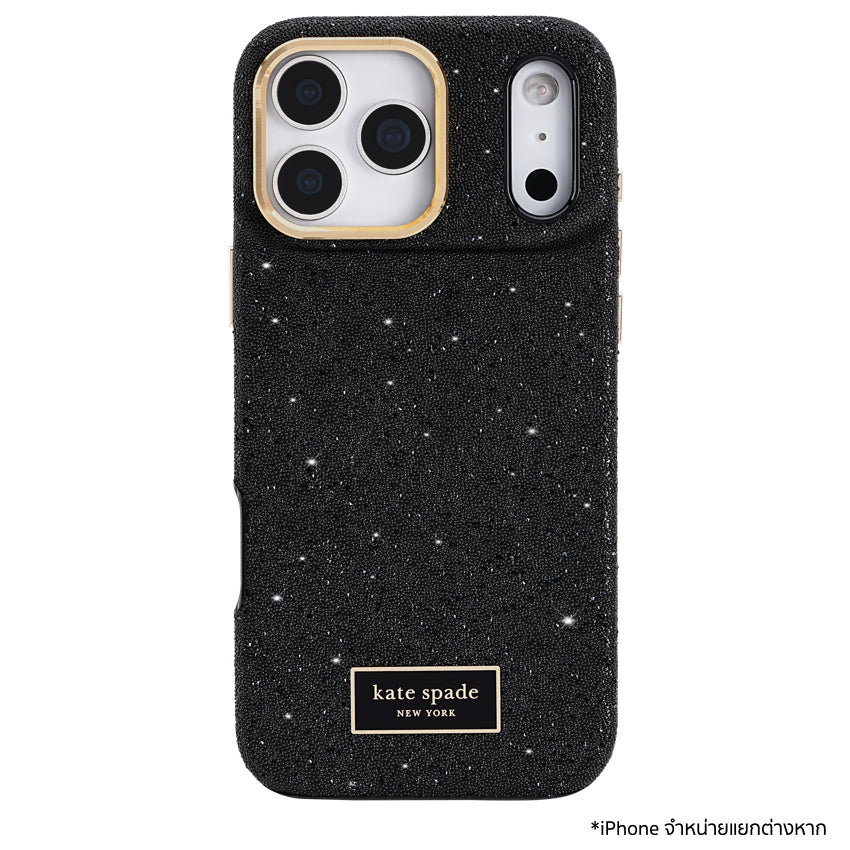 เคสไอโฟน Crystal Pave MagSafe สำหรับ iPhone 17 Pro Max สี Nightfall แบรนด์ KATE SPADE