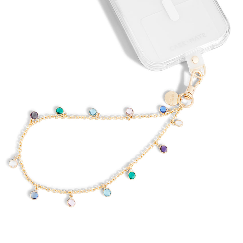 สายคล้องข้อมือ Phone Charm ลาย High Shine หรูหรา แบรนด์ KATE SPADE