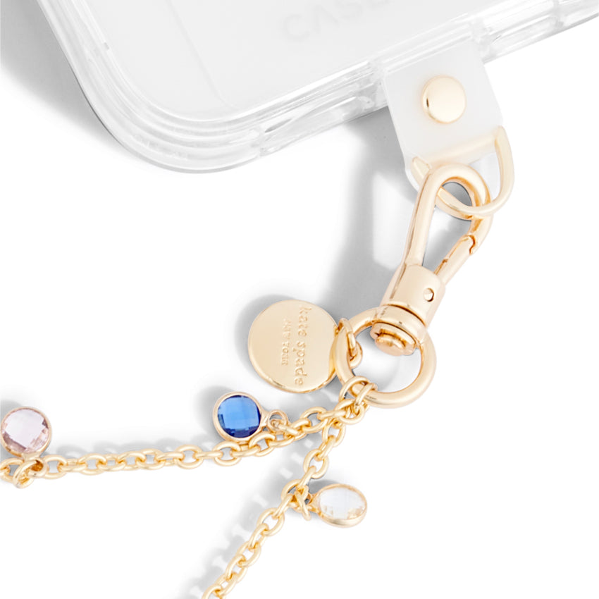 สายคล้องข้อมือ Phone Charm ลาย High Shine ใช้งานง่าย แบรนด์ KATE SPADE