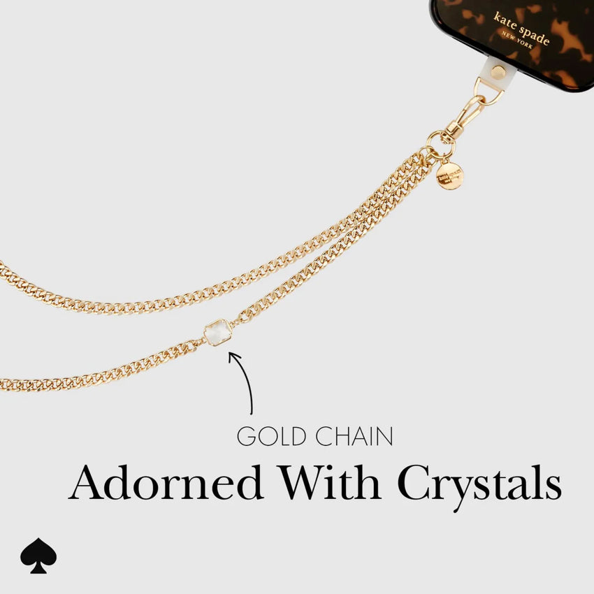 สายคล้องโทรศัพท์มือถือ Kate Spade Phone Crossbody สี Set in Stone