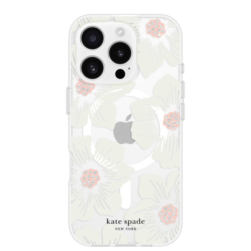 เคสกันกระแทก iPhone 16 Pro Kate Spade Prints MagSafe สี Hollyhock Floral