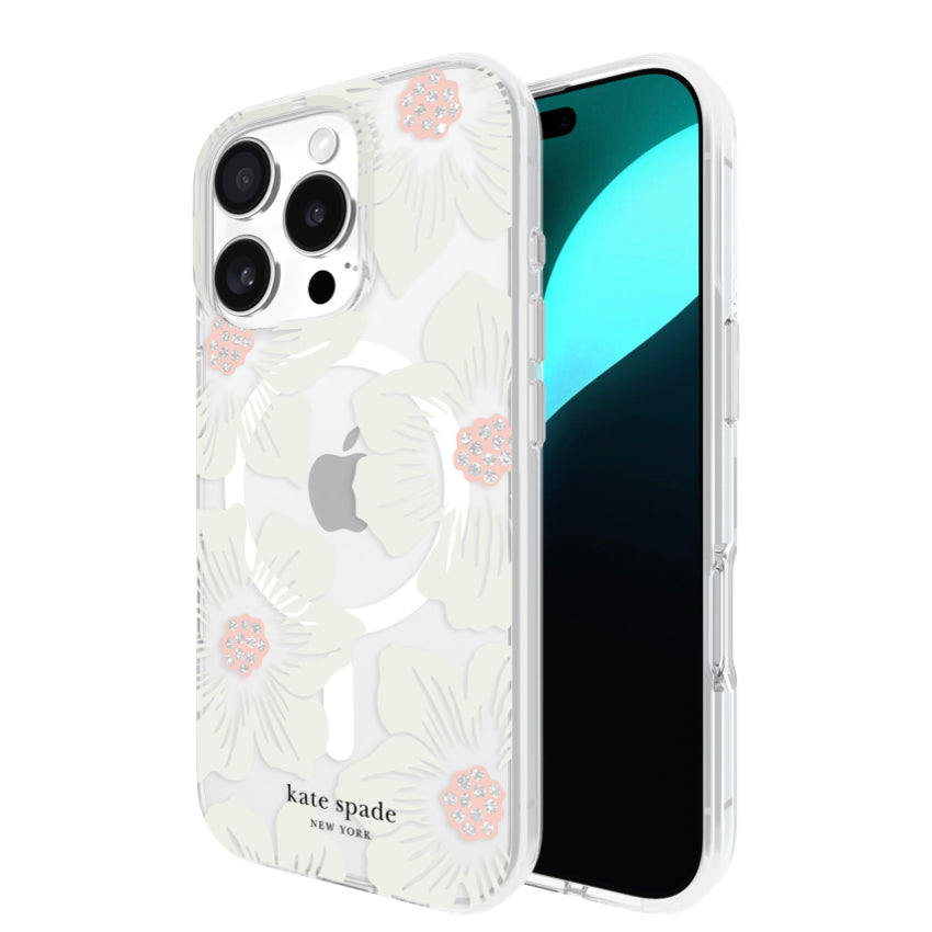 เคสกันกระแทก iPhone 16 Pro Kate Spade Prints MagSafe สี Hollyhock Floral