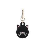 KATE SPADE Protective AirTag Keychain Holder - Black Cat