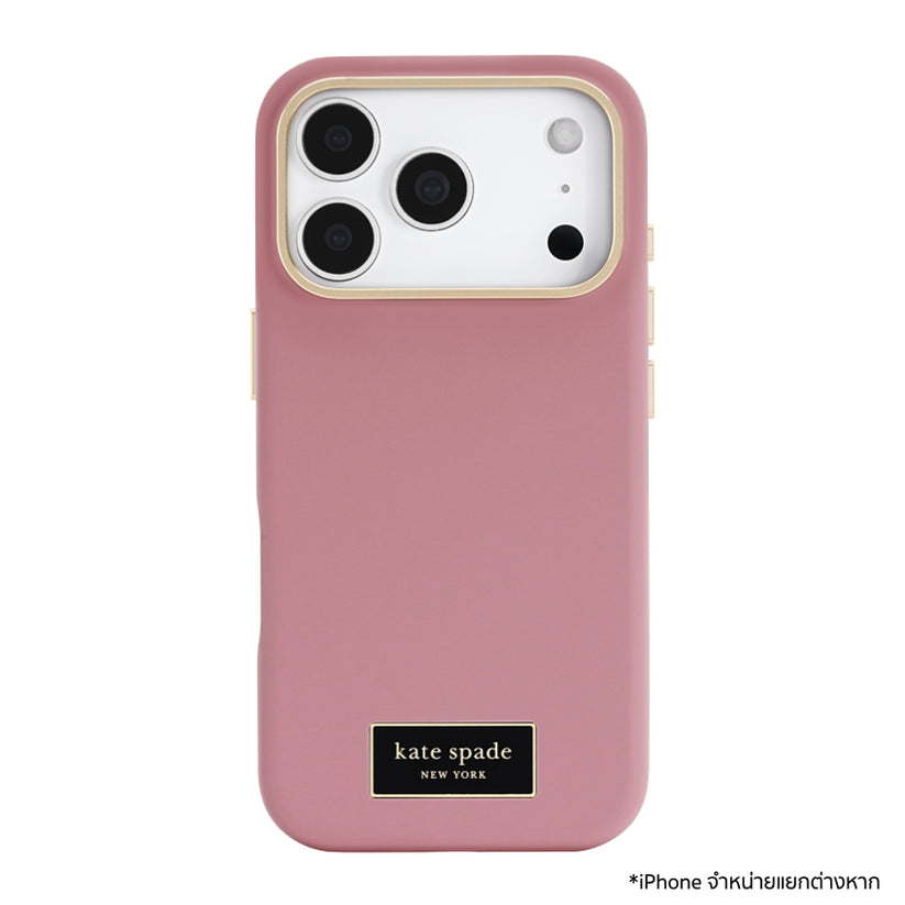 เคสไอโฟน Kate Spade Silicone MagSafe สำหรับ iPhone 17 Pro สี Icon Dusk Rose แบรนด์ KATE SPADE