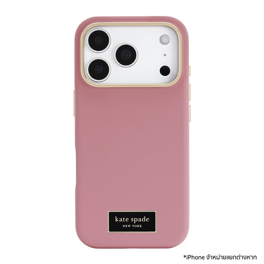 เคสไอโฟน Kate Spade Silicone MagSafe สำหรับ iPhone 17 Pro สี Icon Dusk Rose แบรนด์ KATE SPADE