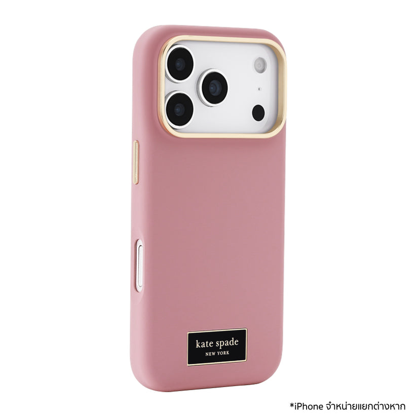 เคสไอโฟน Kate Spade Silicone MagSafe สำหรับ iPhone 17 Pro สี Icon Dusk Rose  กันกระแทก แบรนด์ KATE SPADE