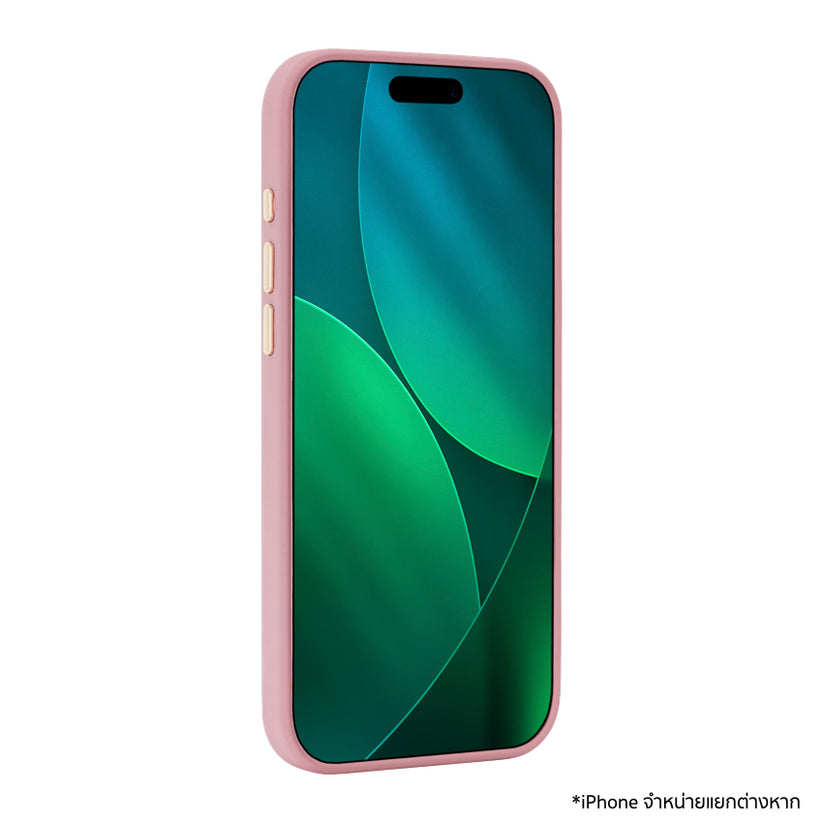 เคสไอโฟน Kate Spade Silicone MagSafe สำหรับ iPhone 17 Pro สี Icon Dusk Rose ปุ่มใช้งานง่าย แบรนด์ KATE SPADE