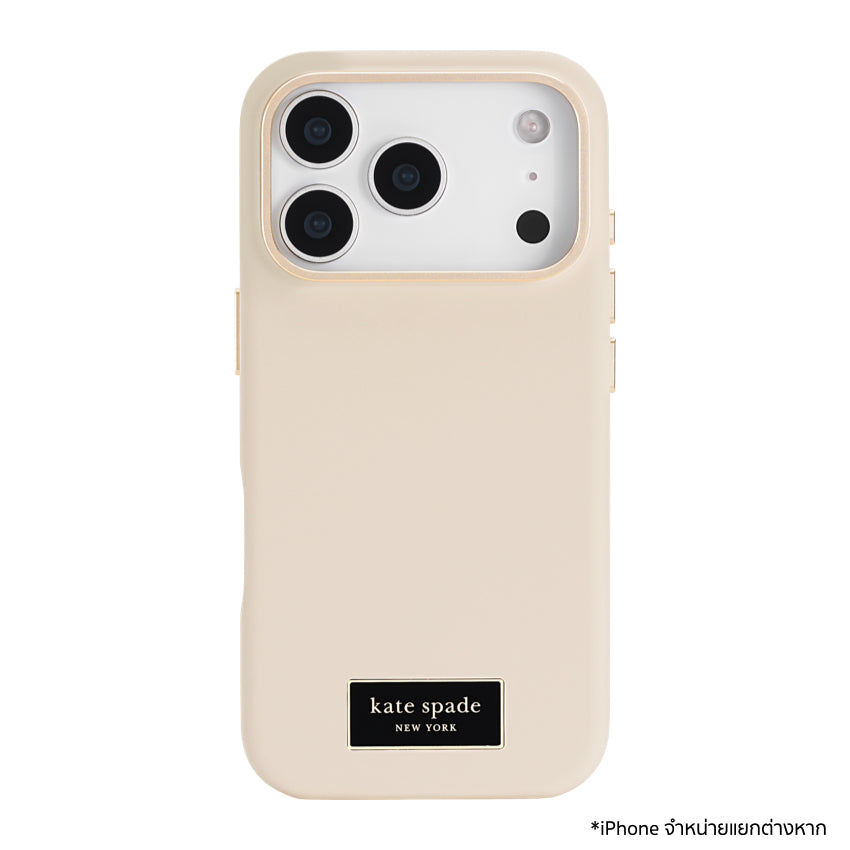 เคสไอโฟน Kate Spade Silicone MagSafe สำหรับ iPhone 17 Pro สี Icon Perfect Beige แบรนด์ KATE SPADE
