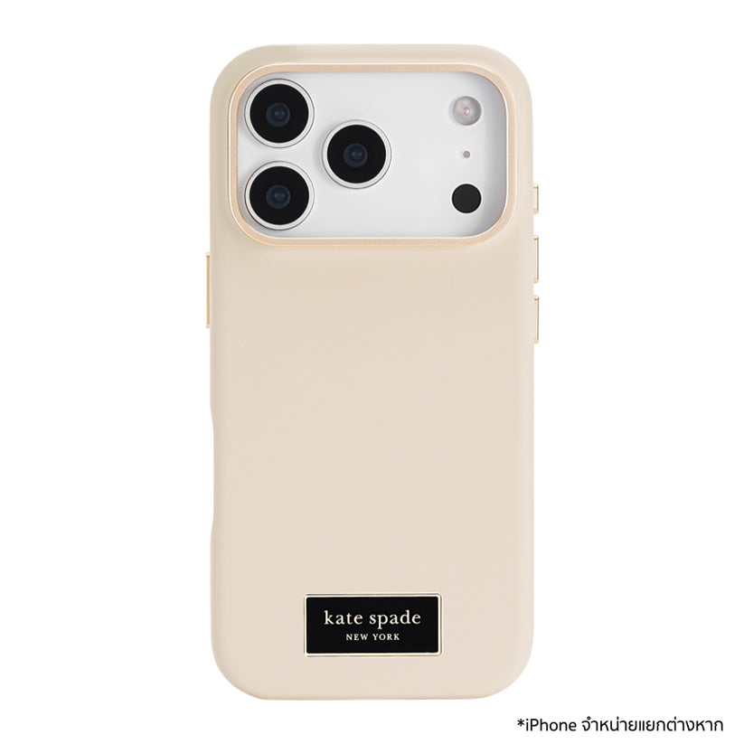 เคสไอโฟน Kate Spade Silicone MagSafe สำหรับ iPhone 17 Pro สี Icon Perfect Beige แบรนด์ KATE SPADE