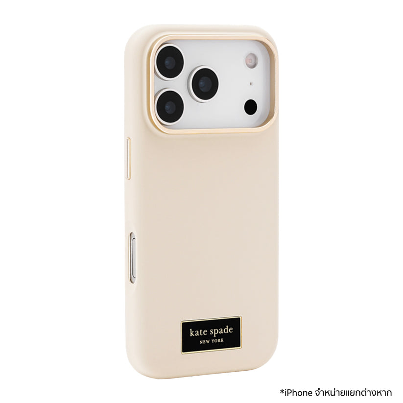 เคสไอโฟน Kate Spade Silicone MagSafe สำหรับ iPhone 17 Pro สี Icon Perfect Beige กันกระแทก แบรนด์ KATE SPADE