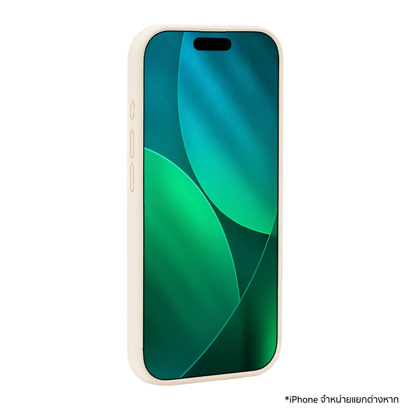 เคสไอโฟน Kate Spade Silicone MagSafe สำหรับ iPhone 17 Pro สี Icon Perfect Beige  ปุ่มใช้งานง่าย แบรนด์ KATE SPADE