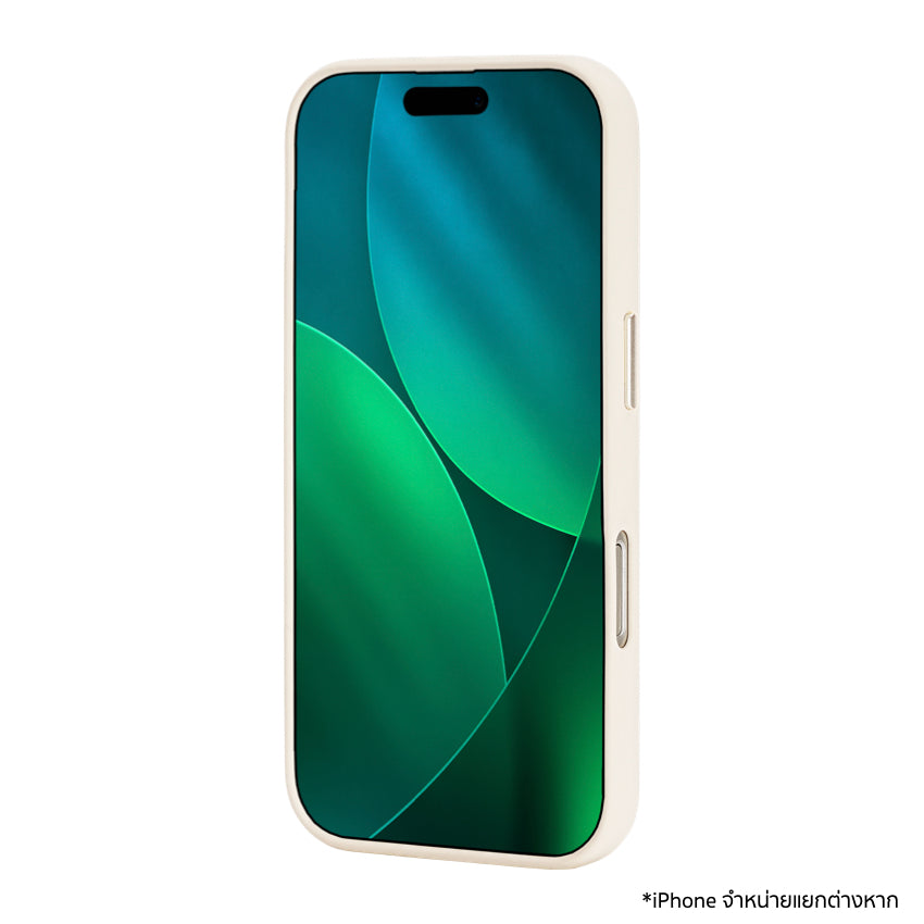 เคสไอโฟน Kate Spade Silicone MagSafe สำหรับ iPhone 17 Pro สี Icon Perfect Beige เข้าถึงปุ่มง่าย แบรนด์ KATE SPADE