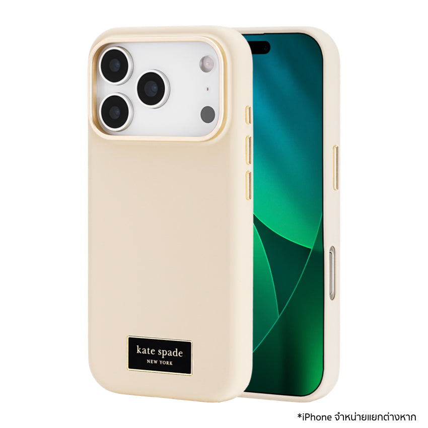 KATE SPADE Silicone Mag for iPhone 17 Pro - Icon Perfect Beige