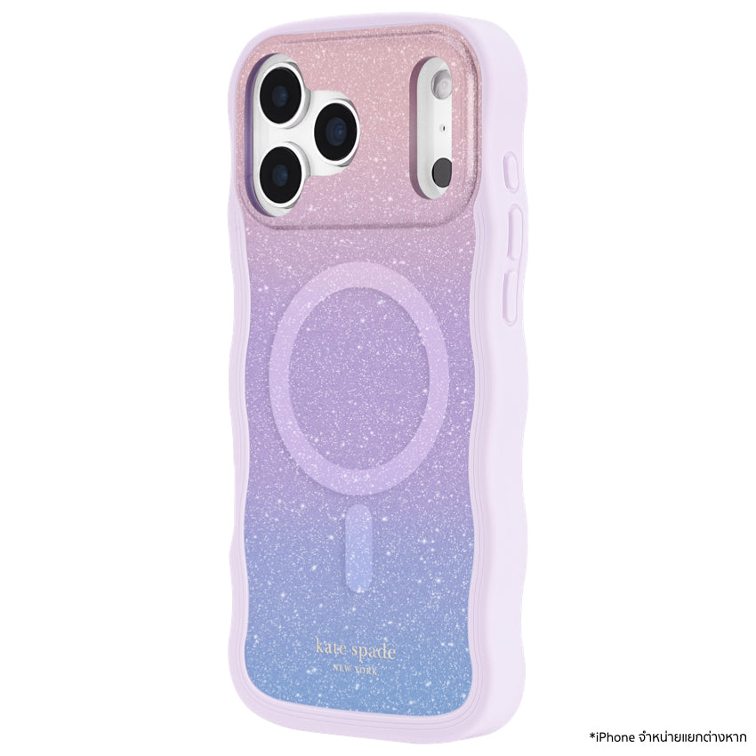 เคสกันกระแทก Kate Spade สำหรับ iPhone 17 Pro Max ลายกลิตเตอร์ Opal