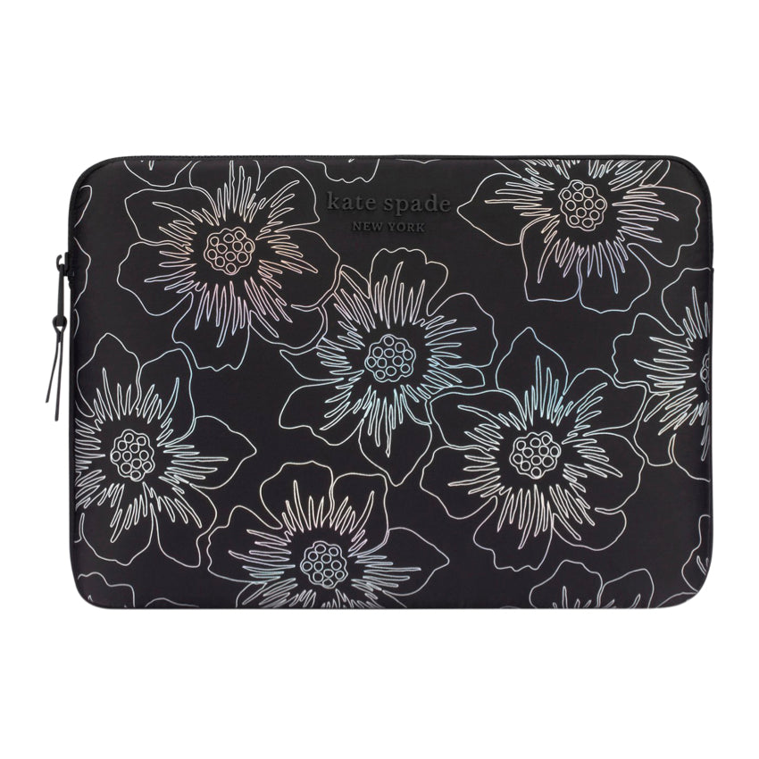 กระเป๋าคอมพิวเตอร์ Puffer 16 นิ้ว สี Hollyhock Iridescent Black ปกป้อง MacBook หรือ Laptop ของคุณ จากแบรนด์ KATE SPADE